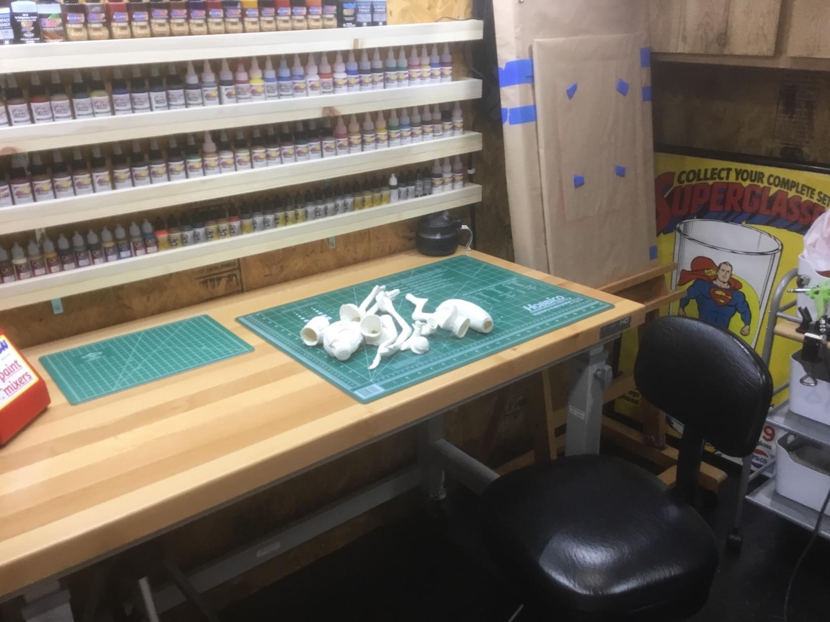 32/mo Finance Seville Classics Computer Desk Table, 48", Granite