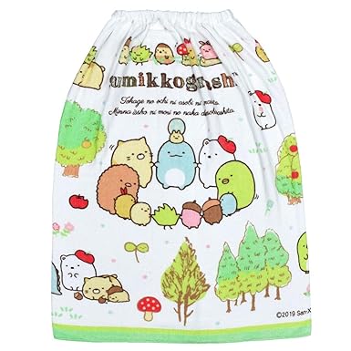 Amazon Co Jp アスナロ 巻きタオル タオル ラップタオル 女の子