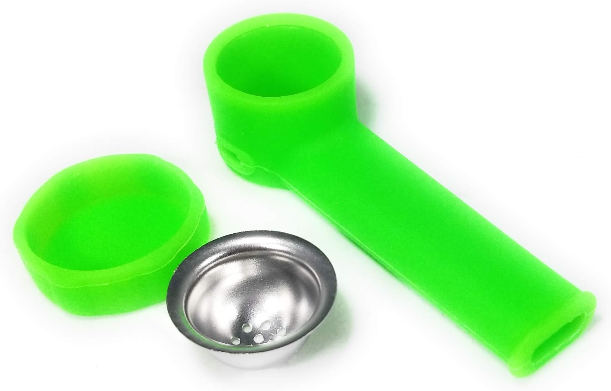 Singlenett Portable Unbreakable and Indestructible Silicone Decor Tube with lid (Green)