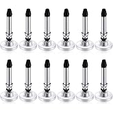 Zonon 12 Pcs Replacement Stylus Pen Tips, Precision Universal Disc Tips | Round Shape Replaceable Stylu Nibs, Smooth Fluent Writing, Easy Installation, Clear Stylus Pen Tips for Touch Screen Devices