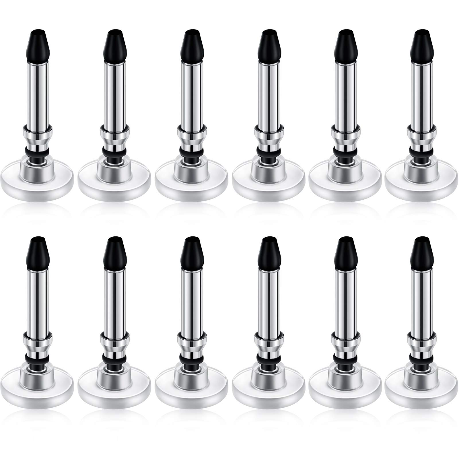 12 Pieces Stylus Pen Tips Replacement Tips only Precision Round Shape Replaceable Stylus Universal Pen Disc Tips for Touch Screen Devices Daily Using Supplies