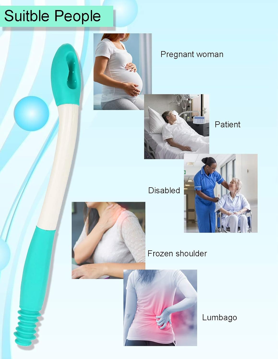 Mavis Laven Toilet Aids Tools Self Assist Toilet Aid Long Reach Comfort Wipe Extends Your Reach Over 15" Ideal Daily Living Bathroom Aid: Health & Personal Care