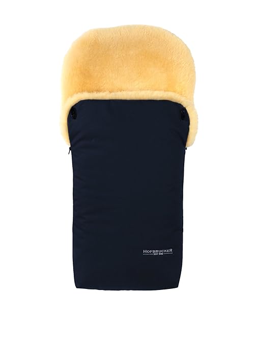 Hofbrucker seit 1948 Wagensack aus Lammfell Putzi dunkelblau one size