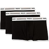 BOSS mens 3-pack Iconic Stripe Waistband Trunks