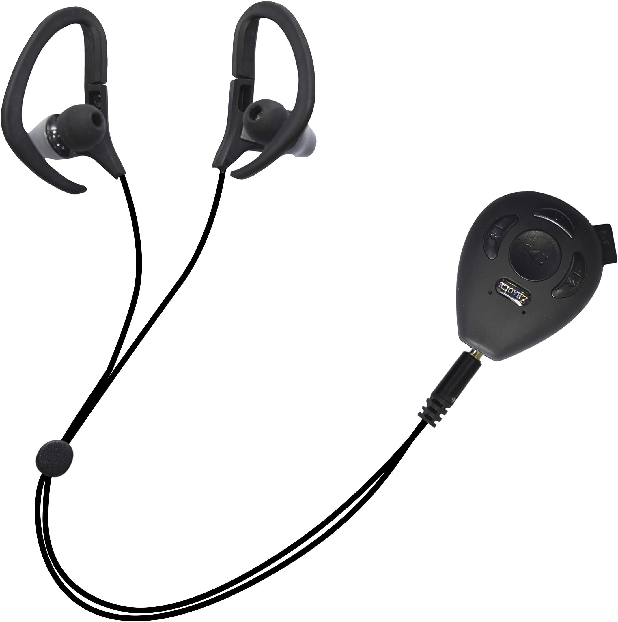 ELE ESPIRIT Wireless in Ear Sports Swet Proof Bluetooth Headset with Mic Compatible for All Smart Phones, Laptops, iPods etc- with Super Extra Bass (Black)
