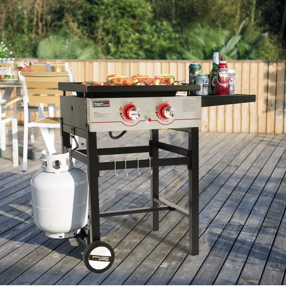 review Royal Gourmet Regal GB2000 2-Burner Propane Gas Grill Griddle, 22'' L, Black