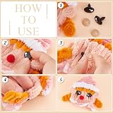 PH PandaHall 200pcs Kawaii Safety Eyes 5 Sizes for Doll Making view 4