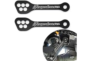 ZURIO Adjustable Rear Shock Lowering Links Kit Compatible with Suzuki Hayabusa GSX1300R 1999-2023 Black