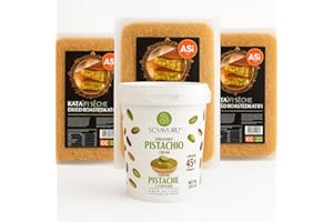 ASi Kataifi Seche Mediterranean Pastry with Scyavuru Spreadable Pistachio Cream, 45% Pure Pistachios, 50.5g Container Set