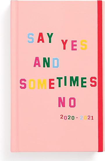 Amazon Com Ban Do 17 Month 2020 2021 Classic Daily Planner With Weekly Monthly Views Dated August 2020 December 2021 Hardcover Self Care Planner With Stickers Goal Reflection Pages Cool Art Say Yes Office Products