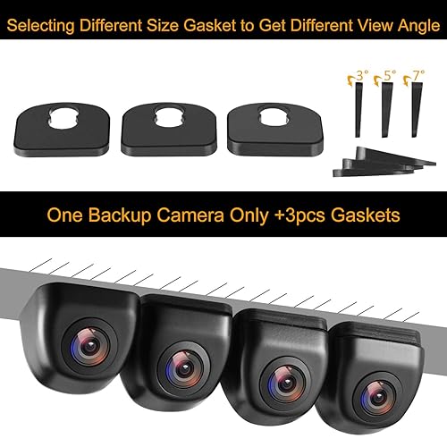 thumbnail image 2 of HD Night Vision Backup Camera With 9 LED Lights - License Plate Rear View Camera For Cars, Trucks & SUVs 2 of 6