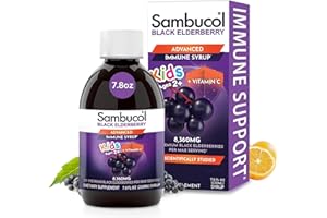 Sambucol Black Elderberry Syrup for Kids - Elderberry Extract Kids, Kids Elderberry Syrup, Black Elderberry for Kids, Kids Immune Support - 7.8 Fl Oz