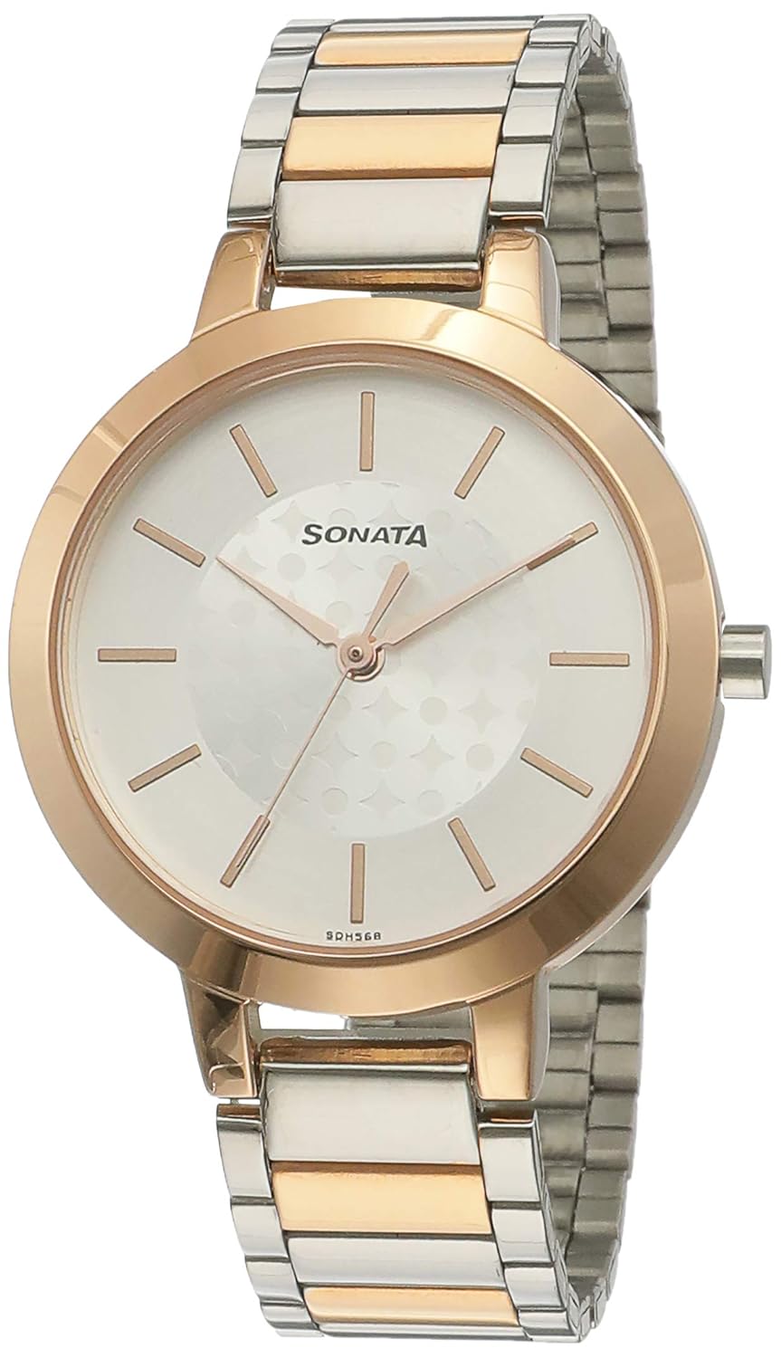 Buy Sonata Blush Analog Silver Dial Women's Watch 8141KM01/NN8141KM01