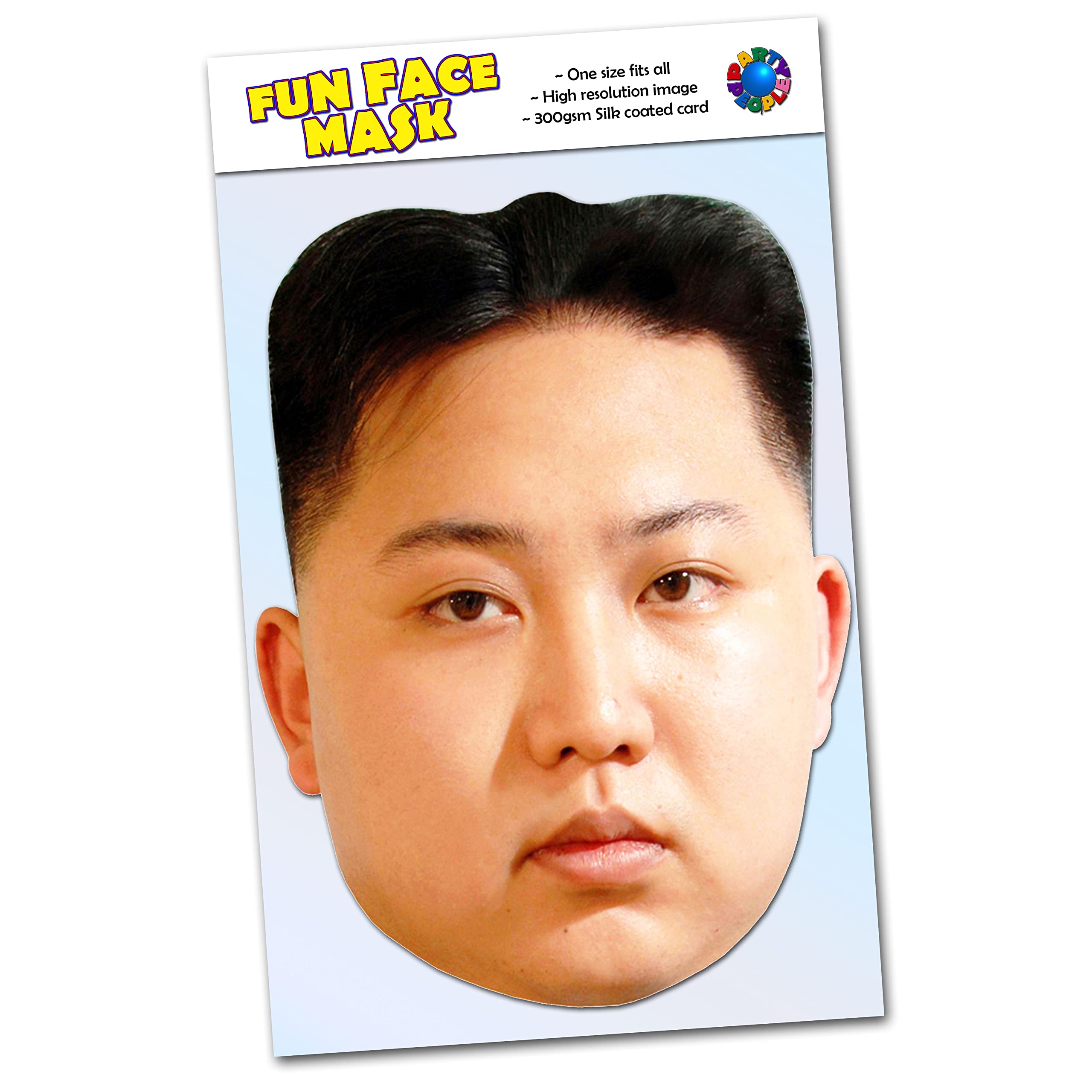 Party People 1 x Kim Jong Un - Celebrity Face Mask - Ready To Wear - Kim J