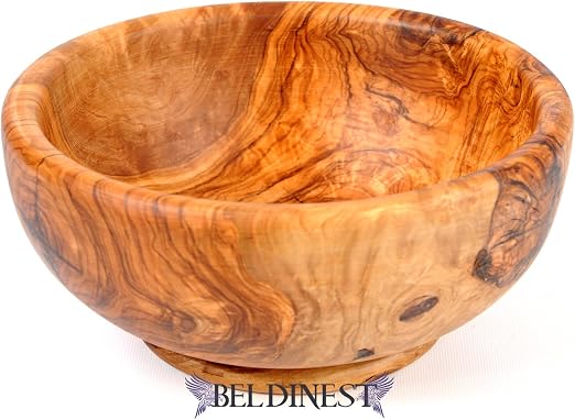 Amazon Com Beldinest 9 Inch Handmade Olive Salad Serving Wooden Bowls Salad Bowls