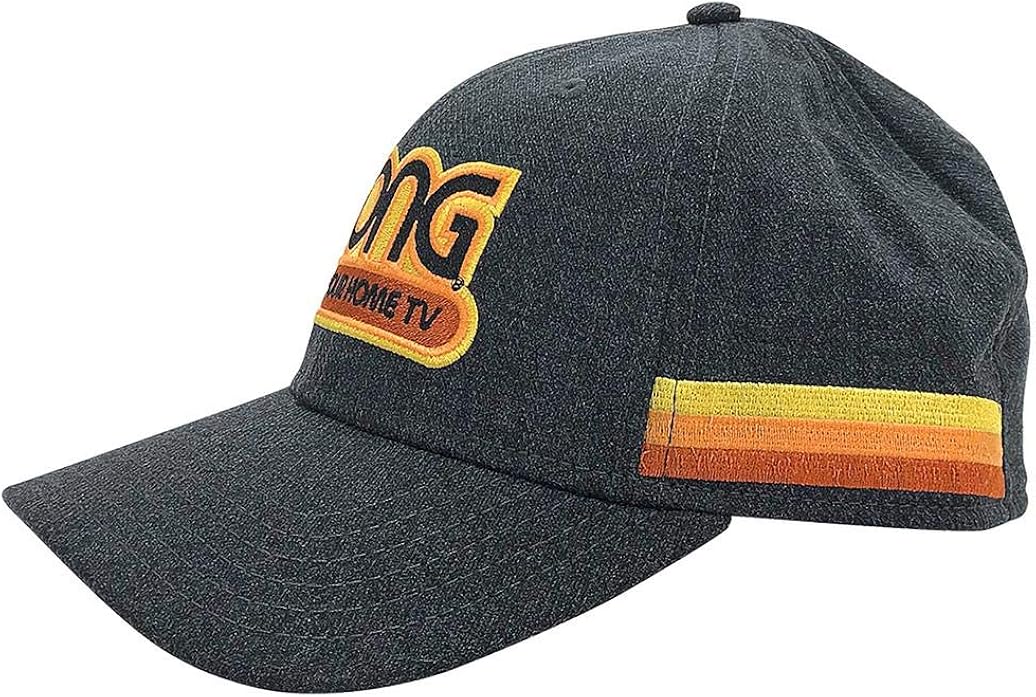 Ripple Junction Atari Adult Unisex for Your Home Flexible Curved Bill Hat OS Heather Charcoal: Clothing