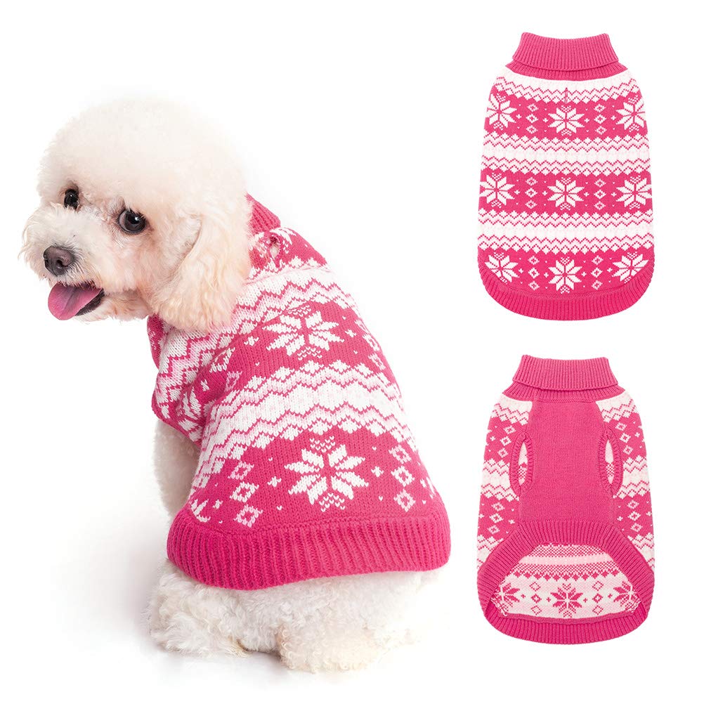 KOOLTAIL Turtleneck Dog Jumper, Soft Sweater Coat, Warm & Comfortable Dog Knit Winter Clothes Outfit โ image 1