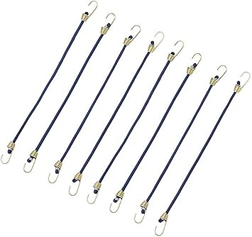 Amazon Amazon Co Jp 限定 キャプテンスタッグ Captain Stag キャンプ用品 ミニストレッチコード 27cm 4mm 8本組 フック2個付き Uz キャプテンスタッグ Captain Stag スポーツ アウトドア