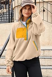 Dokotoo Womens Oversized Sweatshirts Fuzzy Fleece