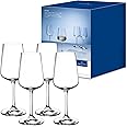 Villeroy & Boch - Ovid | Elegant White Wine Glasses | Crystal Glasses | 4 Piece Set | 12.75 oz capacity | Clear