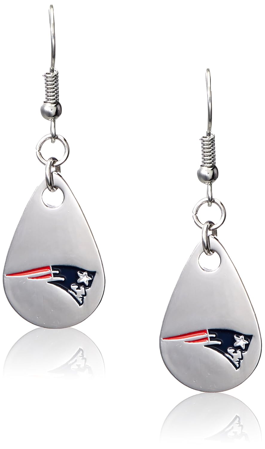 NFL Womens NFL Tear Drop Dangler Earrings