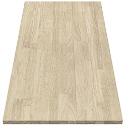 Hevea Unfinished Butcher Block Countertop 60"L x