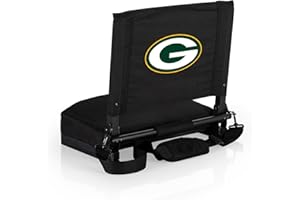 PICNIC TIME NFL Unisex-Adult NFL Gridiron Stadium Seat, Lightweight, Portable Folding Chair for Bleachers and Benches