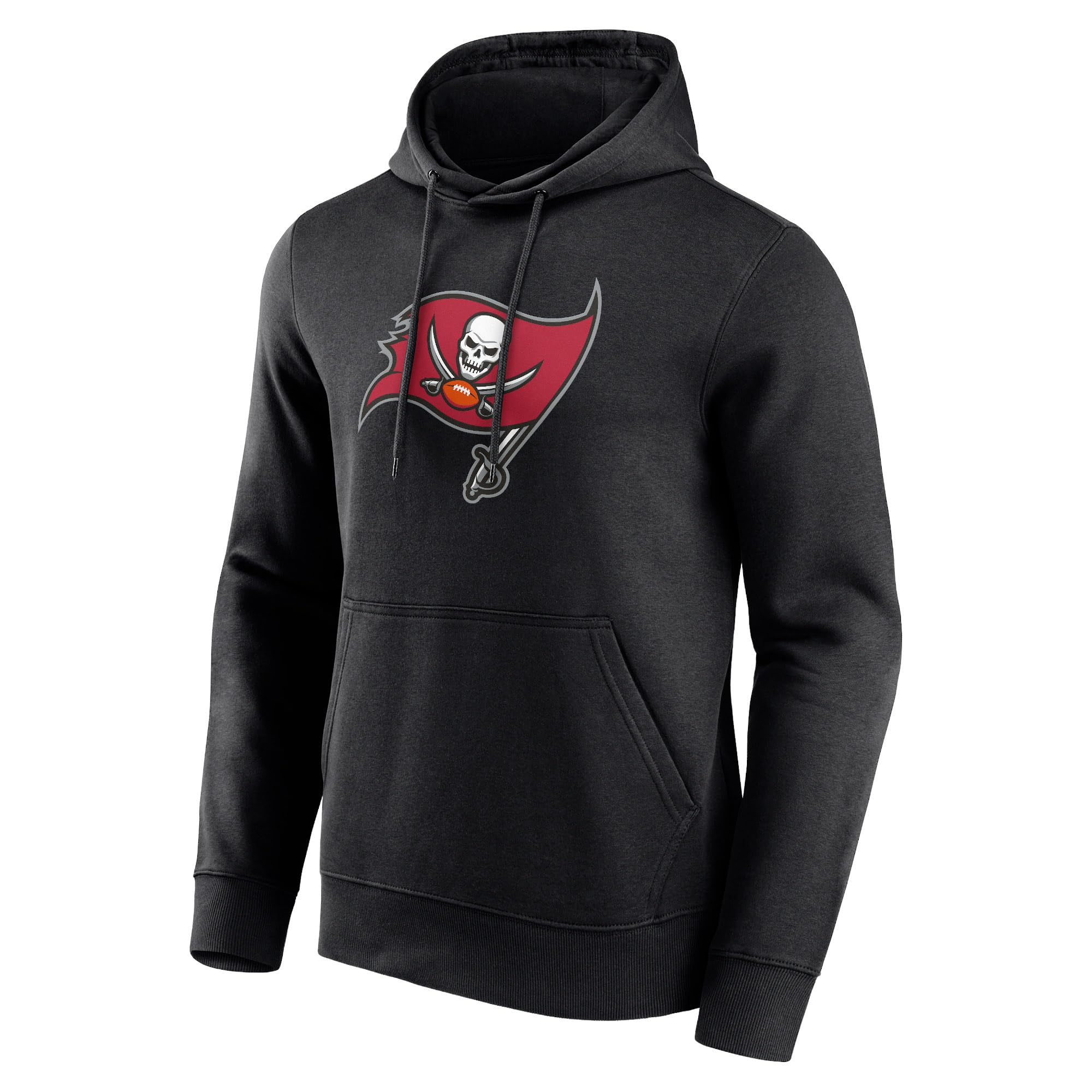 Fanatics NFL Tampa Bay Buccaneers Value Primary Grapic Logo Hoody Pullover, black, L