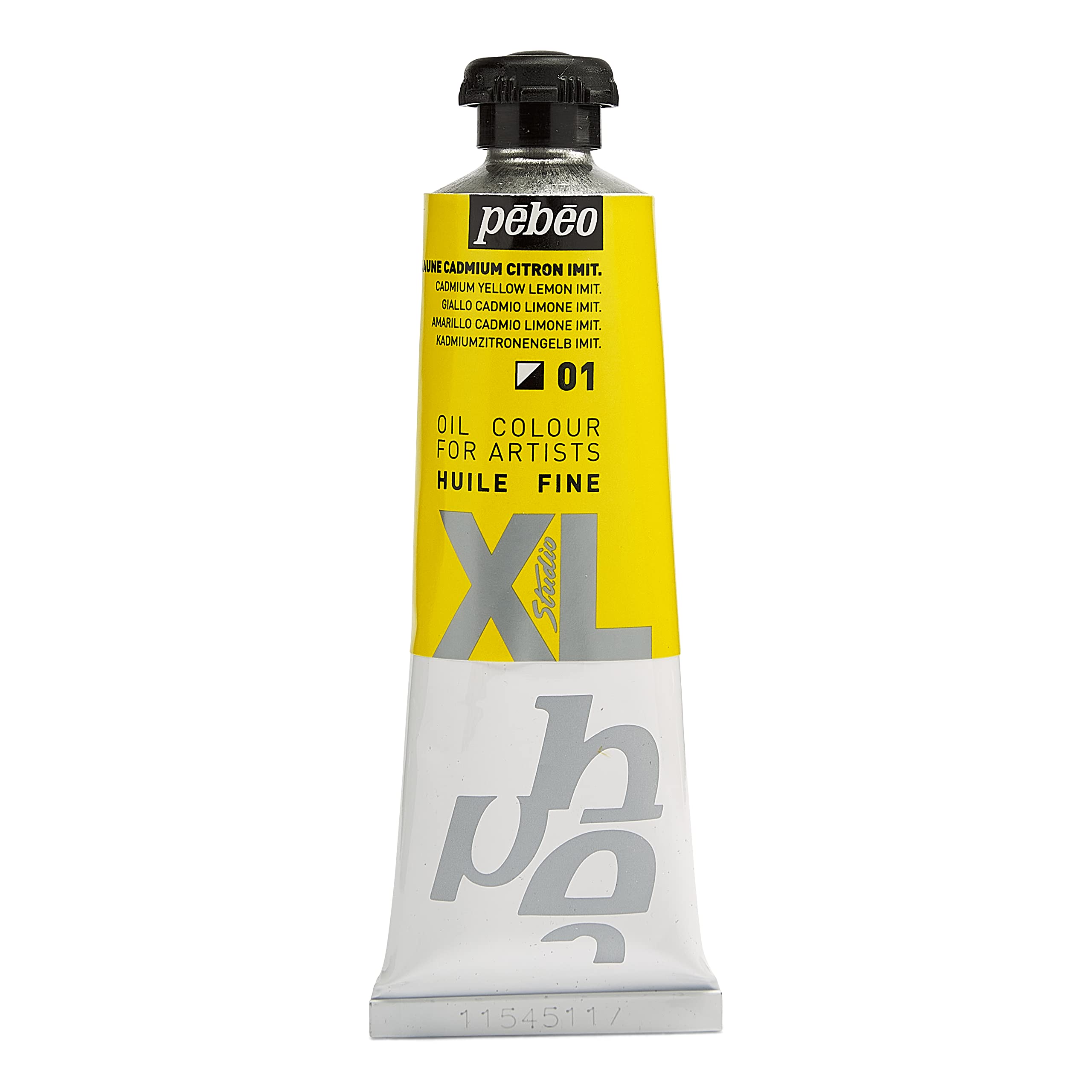 Pebeo 937001 37 ml XL Studio Fine Oil, Lemon Cadmium Yellow Hue