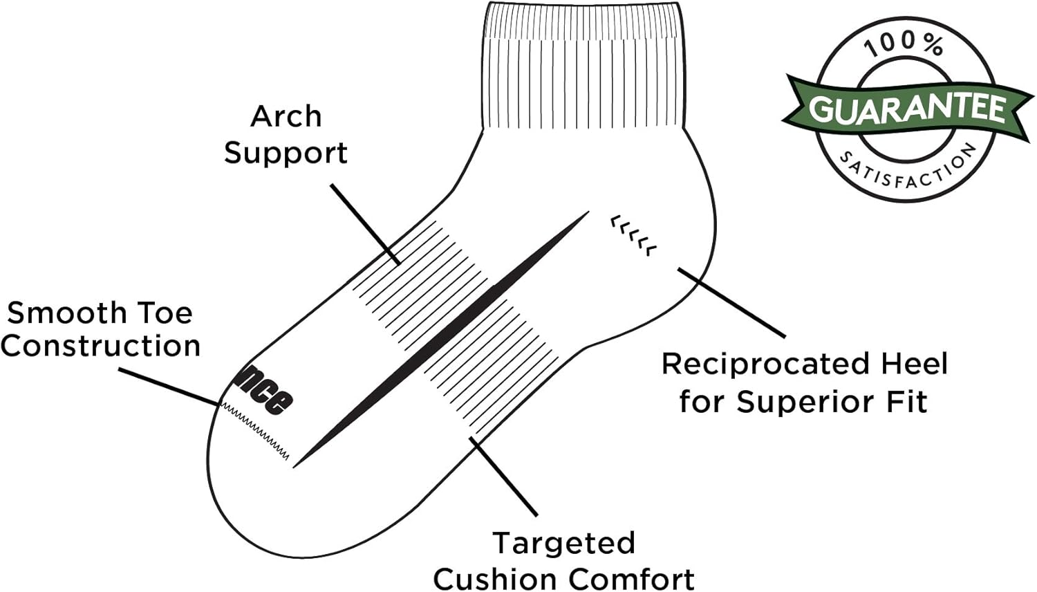 Prince Boys' Quarter Length Athletic Ankle Socks with Cushion for Active Kids: Clothing