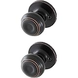 Honeywell Safes & Door Locks - Classic Passage Door Knob Interior - Ideal for Closets, Hallways & Non-Locking Bedroom Door Kn