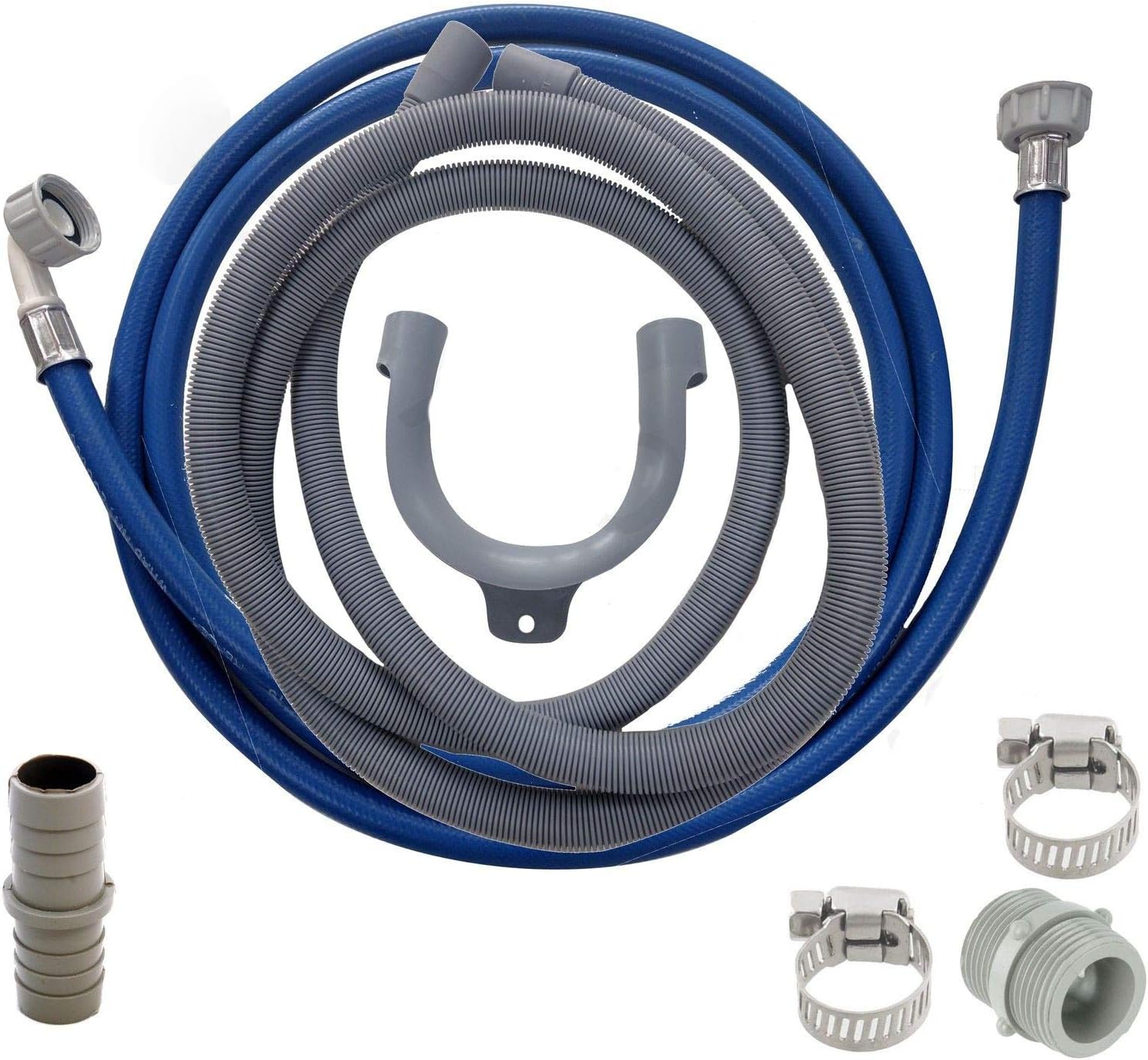 UTP for HOOVER Washing Machine Fill Water & Waste Drain Hose Extension Kit 3.5m