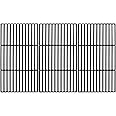Uniflasy Cast Iron Cooking Grate for Char-Griller 1624 Smokin' Champ Charcoal Grill Horizontal Smoker Grates Replacement Parts for Chargriller Set of 3