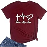 ROSEPARK Womens Graphic Cute Cotton Funny T Shirt Tees Gift Ideas