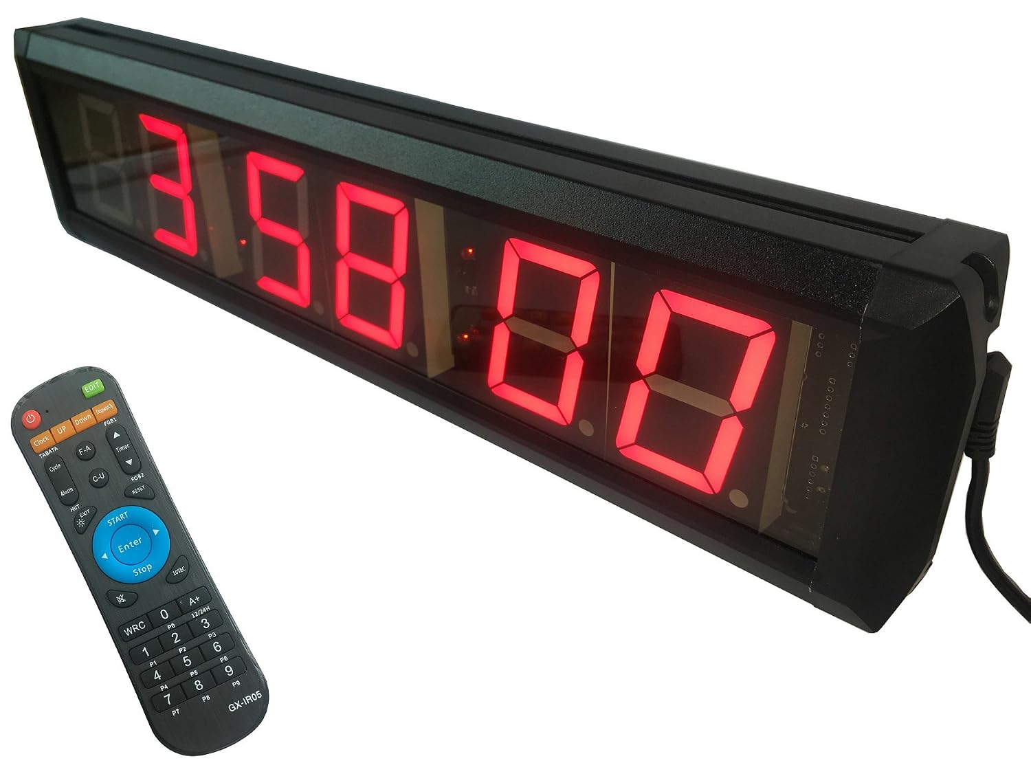 Orologio digitale da parete a LED con controllo via app visualizzazione a 6  cifre in formato 12/24 GANXIN dotato di timer e cronometro regolabili a  distanza Orologi Casa e cucina outlookplanningdevelopment.com.au