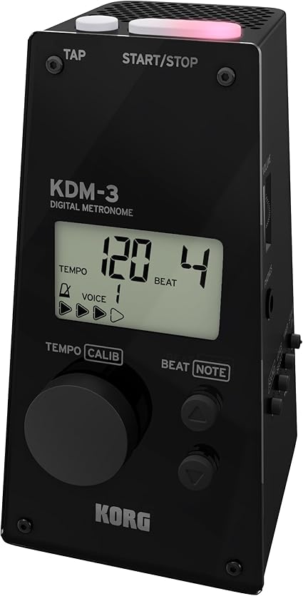 Amazon Korg コルグ メトロノーム Kdm 3 Bk ブラック 個人練習 パート練習 アンサンブル練習に最適 大音量 1時間連続稼働 軽量 コンパクト 持ち運び 楽器 音響機器 楽器