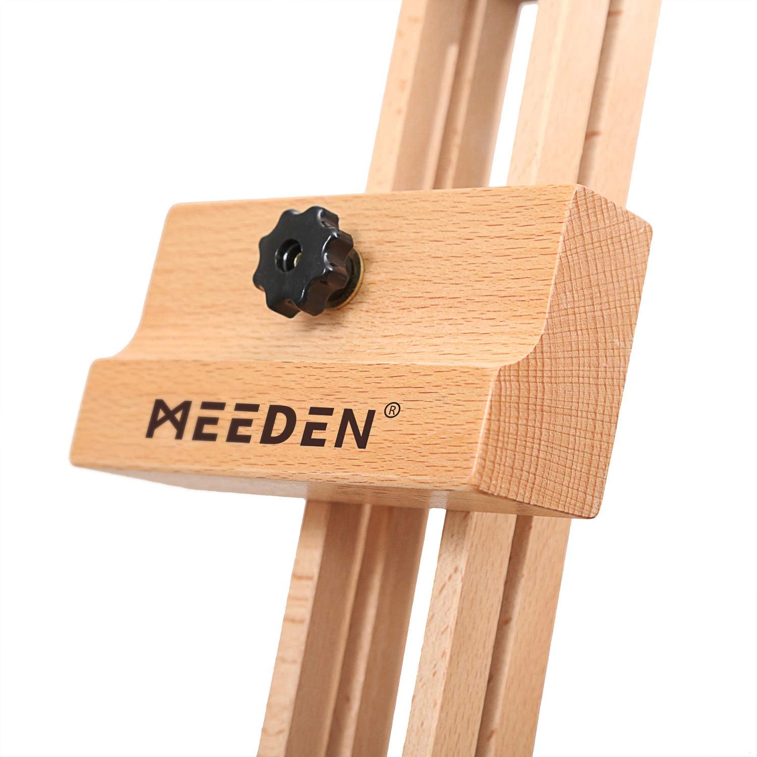 MEEDEN Tripod Field Painting Easel, Universal Tripod Easel Adjustable Portable Painting Easel Stand Beech Wood Artist Easel - Image 3