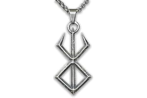 BALDUR JEWELRY Brand of Sacrifice Rune Solar Eclipse Anime Behelit Necklace Pendant Jewelry Fantasy Cosplay Gift for Men Women