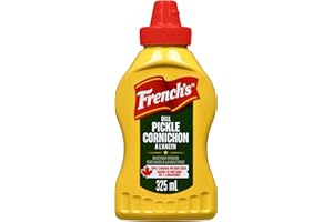French's Dill Pickle Mustard, Made with 100% Canadian Mustard Seeds, Kosher, 325mL