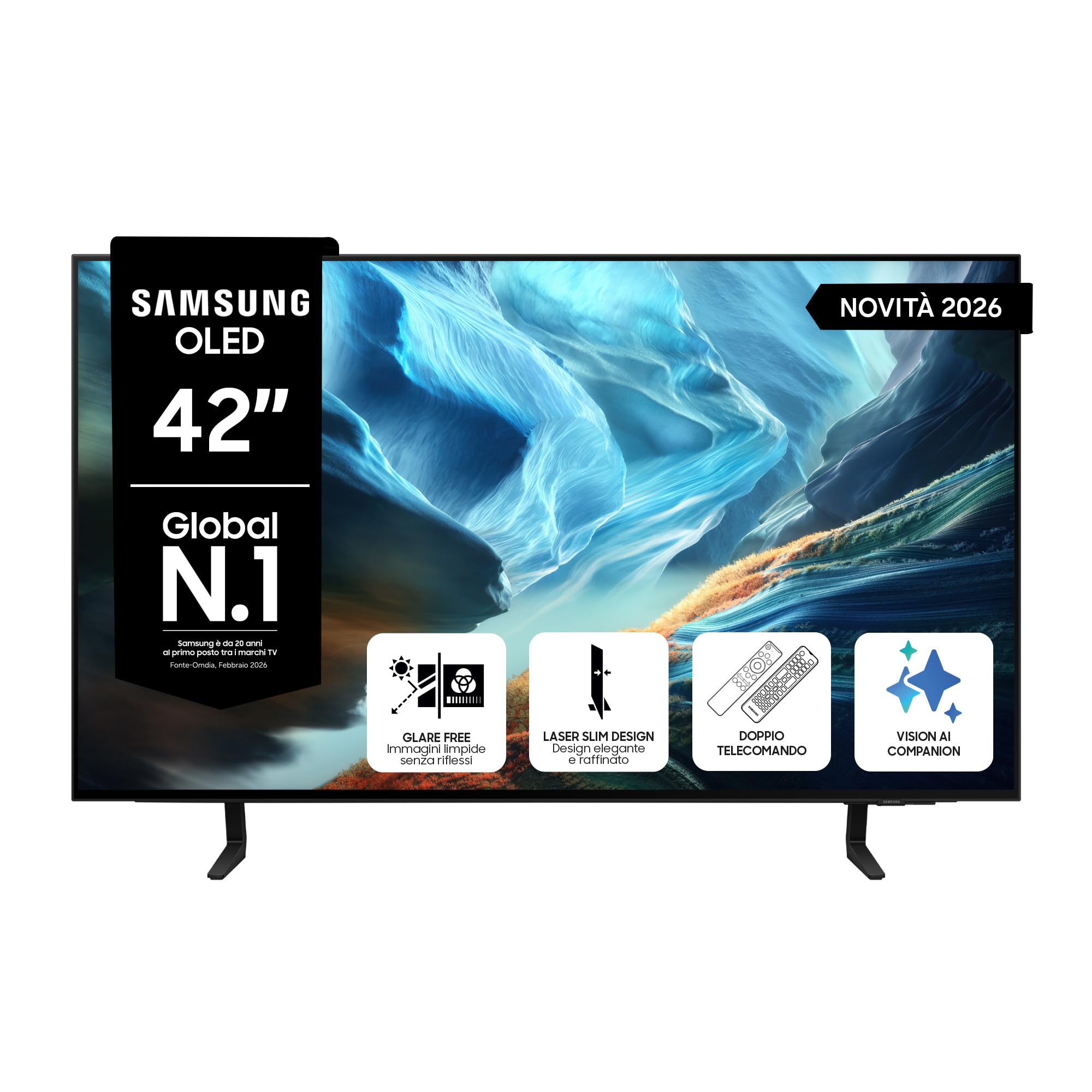 Samsung 42" QE42S92HAEXZT OLED 4K LaserSlim Design Smart TV Vision AI 2026