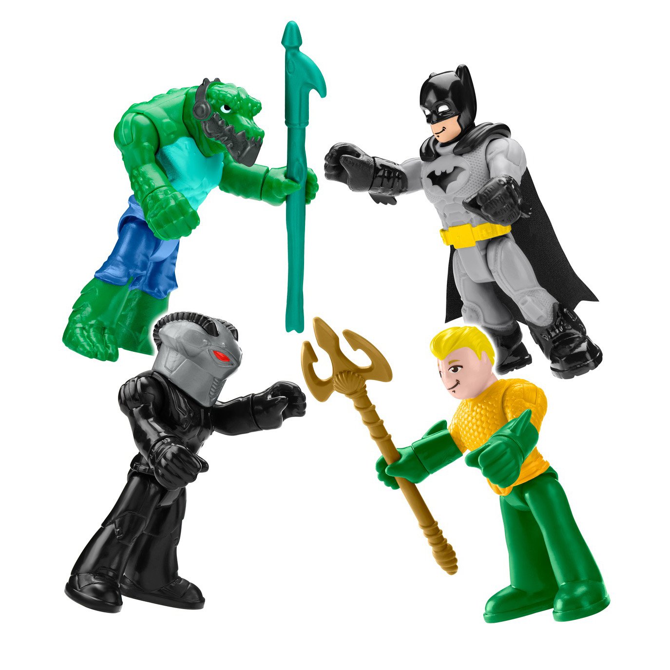 Imaginext Fisher Price DPD99 DC Super Friends Heroes & Villains Batman & Aquaman (X7574)