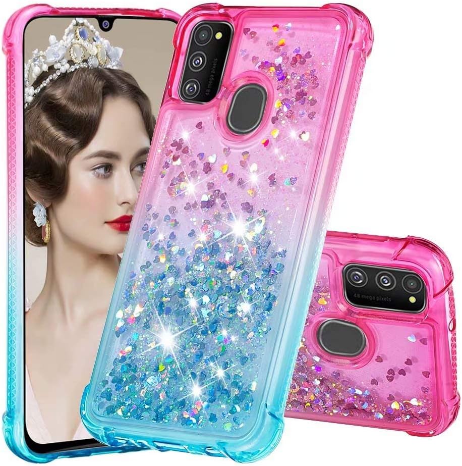 Luckyandery Case for Galaxy M30S,Galaxy M30S Soft case for Girls, Back Cover and Soft Silicone Bumper Shock Absorption for Samsung Galaxy M30S