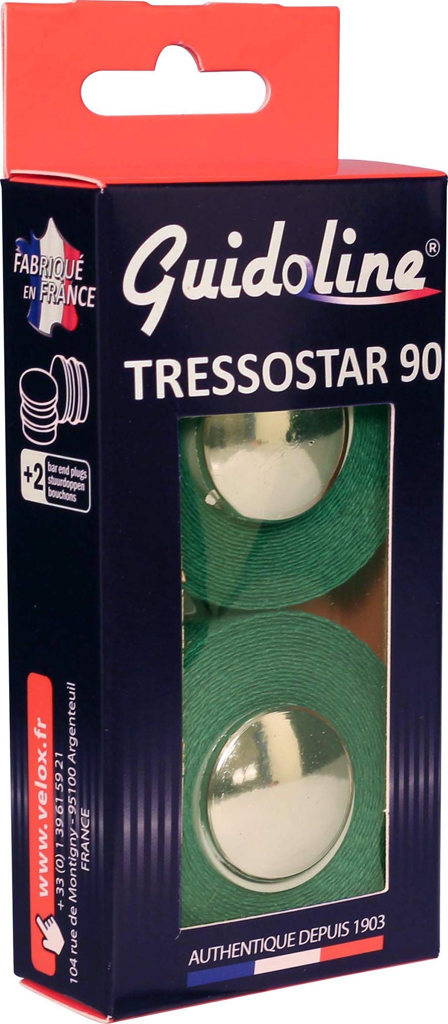Velox Guidoline Tressostar 90 Cotton Handlebar Tape, Pine Green