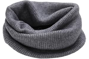 Winter Neck Gaiters Cashmere Neck Gaiter Warm Knitted Neck Scarf Fleece Windproof Scarves Face Mask for Cold Weather