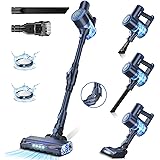 PRETTYCARE Cordless Vacuum Cleaner, 6 in 1 Lightweight Stick Vacuum Self-Standing with Powerful Suction, 180° Bendable Wand R