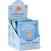 Chamberlain Coffee Flavored Variety Instant Cold Brew Singles - 10 Packets | Organic Arabica Cold Brew Coffee Singles, Assorted Flavors, Smooth Medium Roast Taste, Expertly Roasted for Balanced Flavor