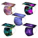 Men And Women Flower Print Disposable Protective