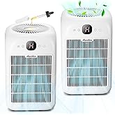 2 Pack Air Purifiers for Home Large Room Up to 908 Sq Ft, HEPA Air Purifiers for Bedroom with Aromatherapy, HEPA Filter for S