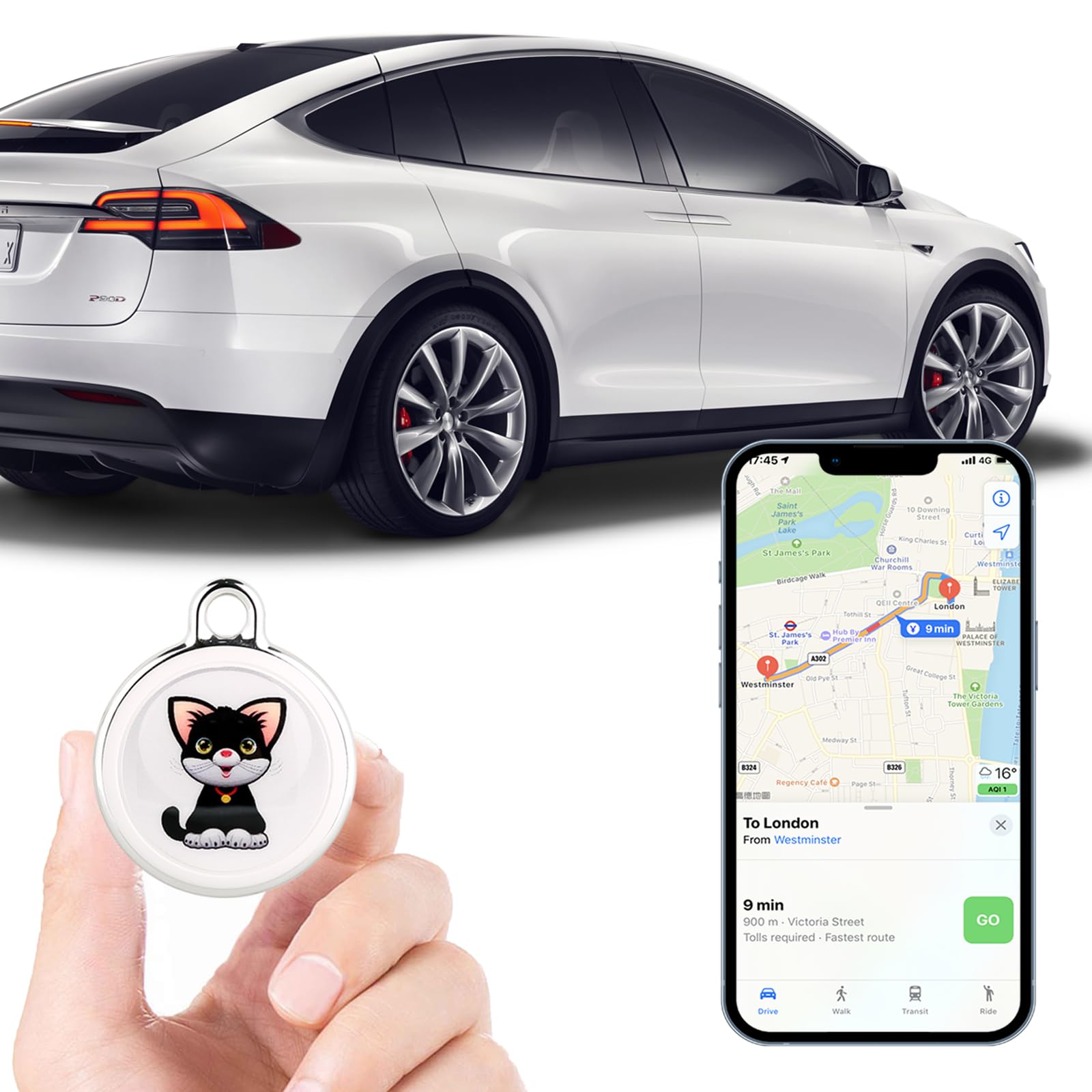 Photo 1 of GPS Tracker for Vehicles,Car GPS Tracker Portable Real Time GPS Tracking Device,Full Global Coverage Location Tracker for Car,Kids,Dogs.No Subscription Required/No Monthly Fee/No SIM Card Required