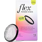 Flex Menstrual Discs | Disposable Period Discs | Tampon, Pad, and Cup Alternative | Capacity of 5 Super Tampons | Made in Can